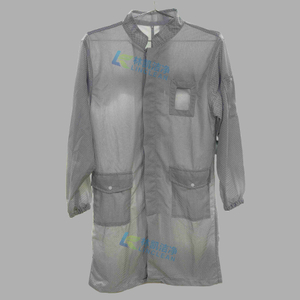 Diamond Cleanroom Comfortable Anti Static Lab Coat ESD Workwear