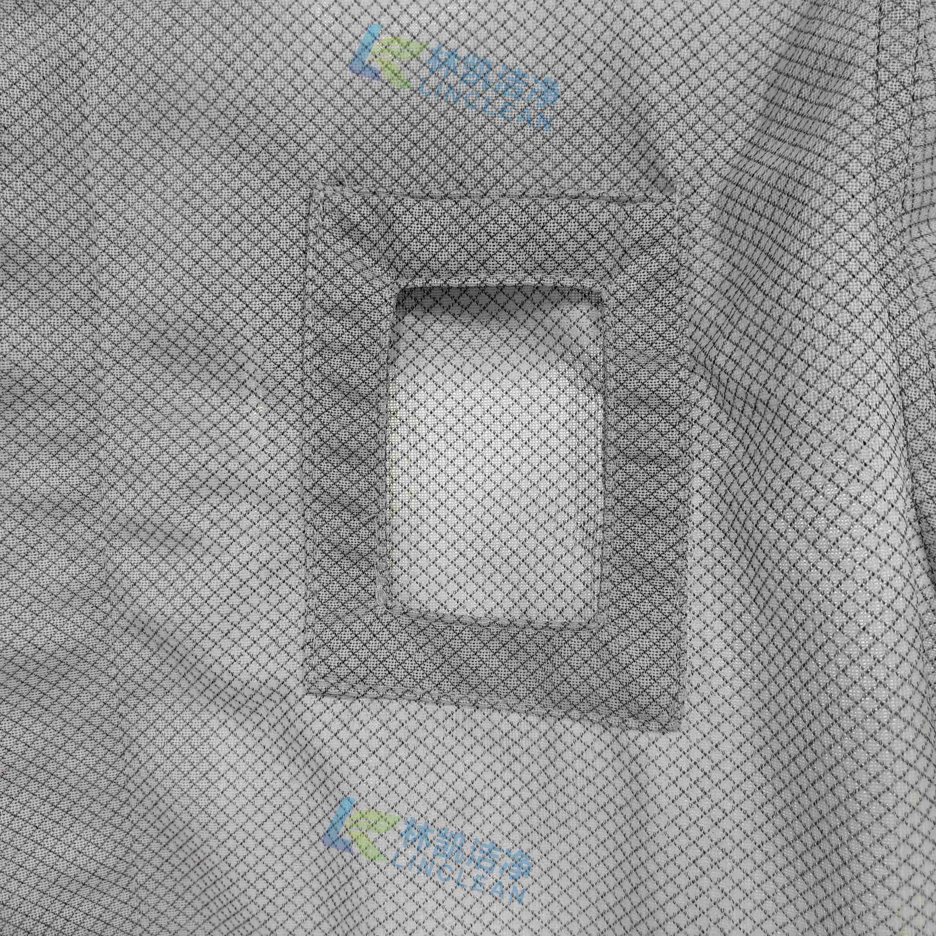 Diamond Cleanroom Comfortable Anti Static Lab Coat ESD Workwear