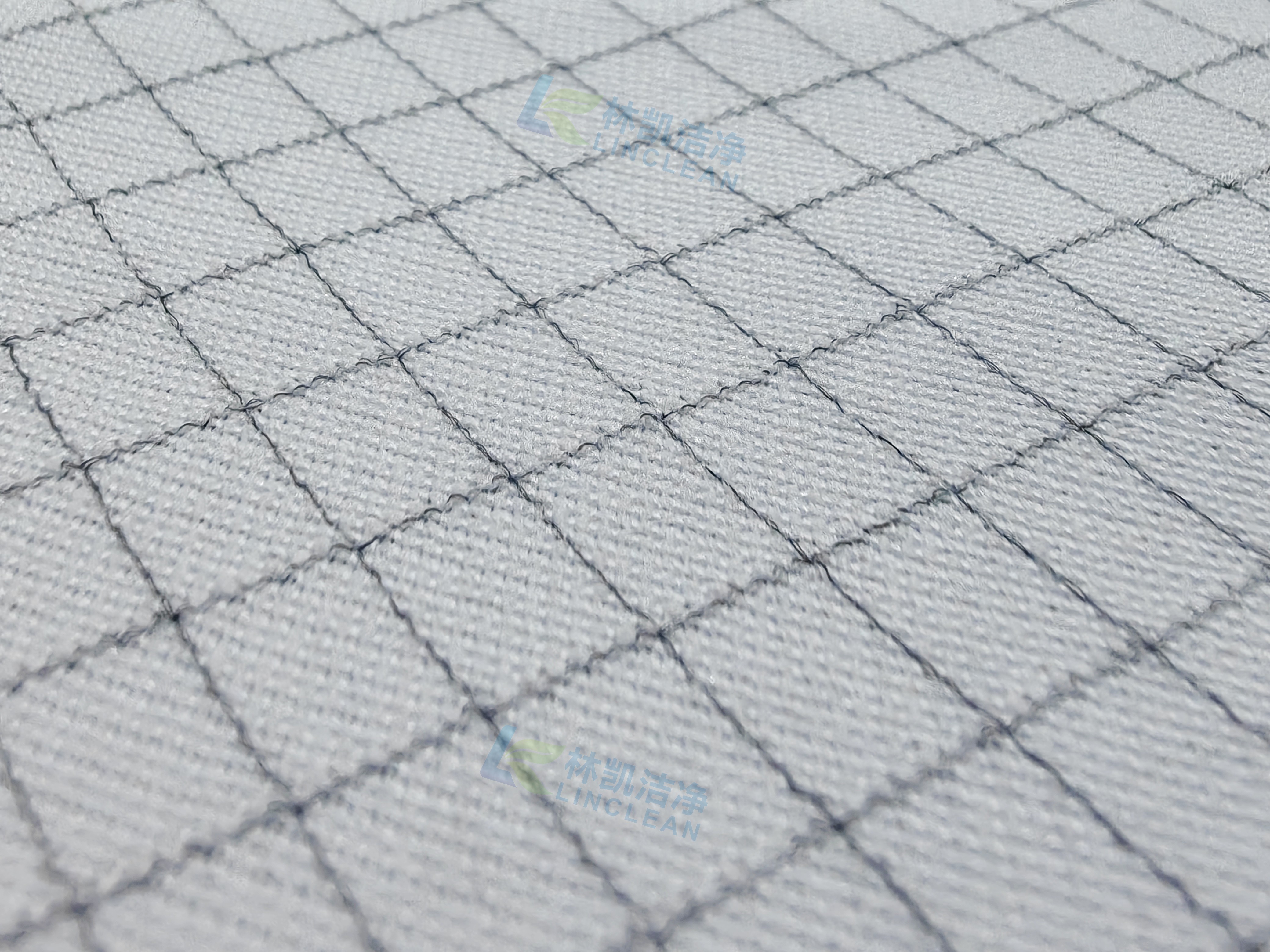 5mm Warp Knitting Antistatic Conductive Diamond ESD Fabric