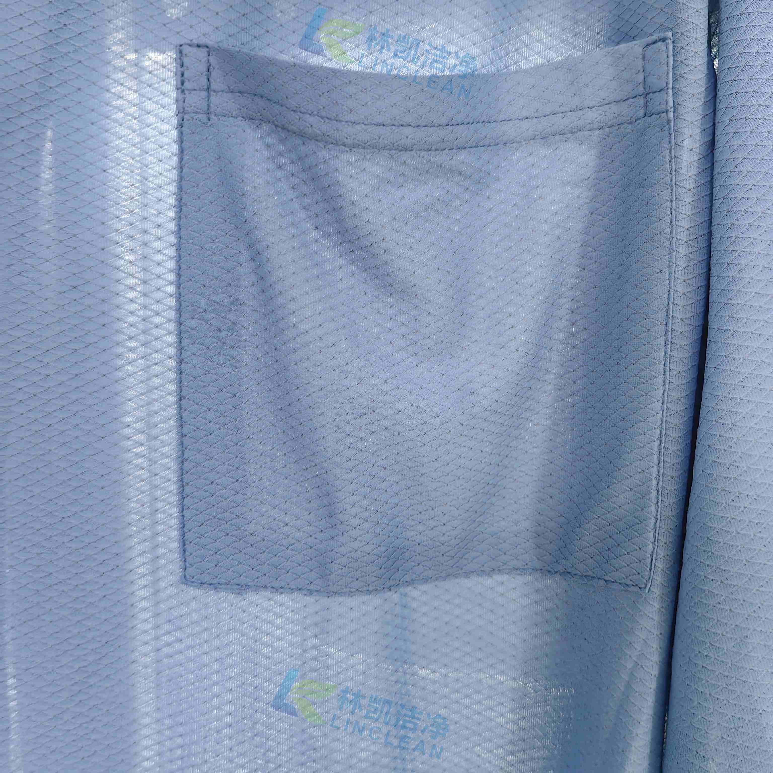 Polyester Labcoat Comfortable Antistatic Conductive Cleanroom ESD Uniform