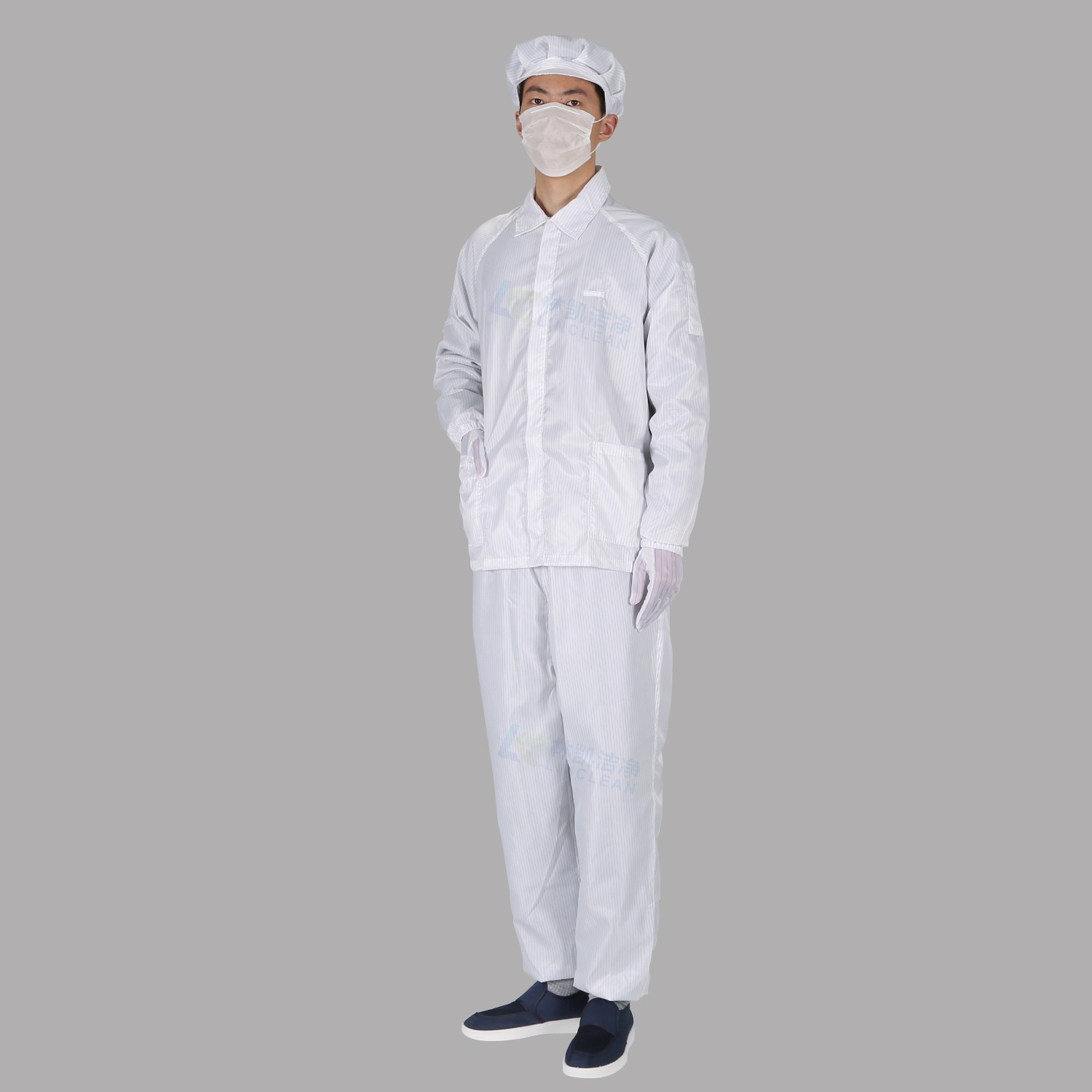 Antistatic Polyester Work Jacket Anti-static Cleanroom ESD Workwear 