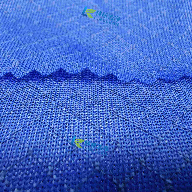 Clean room 74% polyester 26% Conductive fiber anti-static diamond ESD fabric