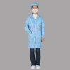 Polyester Labcoat Safety Clothing Cleanroom Antistatic Conductive Fiber ESD Workwear 