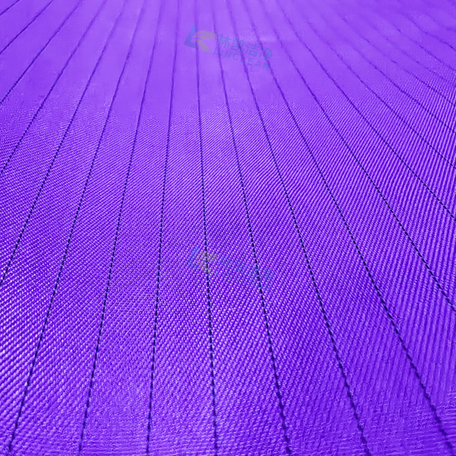 5mm Stripe Purple Polyester Anti-static ESD Woven Fabric for Antistatic Clothing