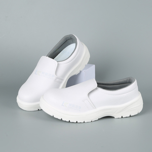 White ESD Safety Pu Sole Low cut Shoes