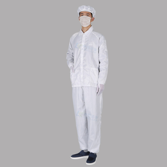  Anti Static Clothing Dust Proof Esd Hooded Jackets And Pants ESD Workwear 