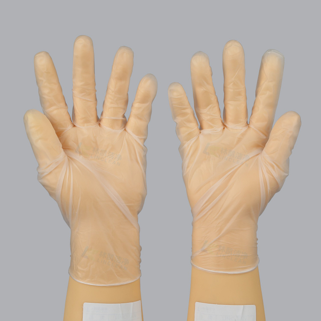 Small Non-Sterile Thin Cleanroom PVC Gloves