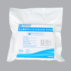 China Factory 9inch Lint Free 100% Polyester Cleanroom Wiper