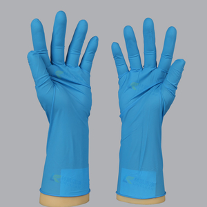 Gamma-Irradiated Nitrile LED Cleanroom Gloves