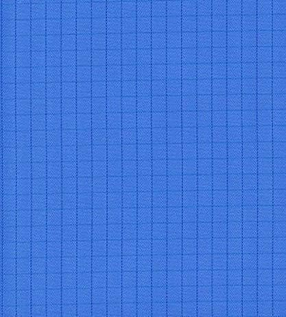 Dark Blue 5mm Grid Stripe Polyester Carbon Filament Anti-static ESD Fabric 