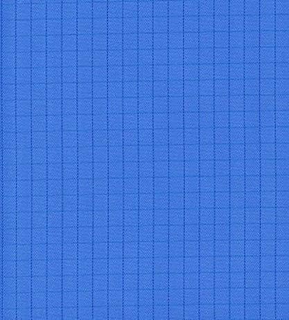 Dark Blue 5mm Grid Stripe Polyester Carbon Filament Anti-static ESD Fabric 
