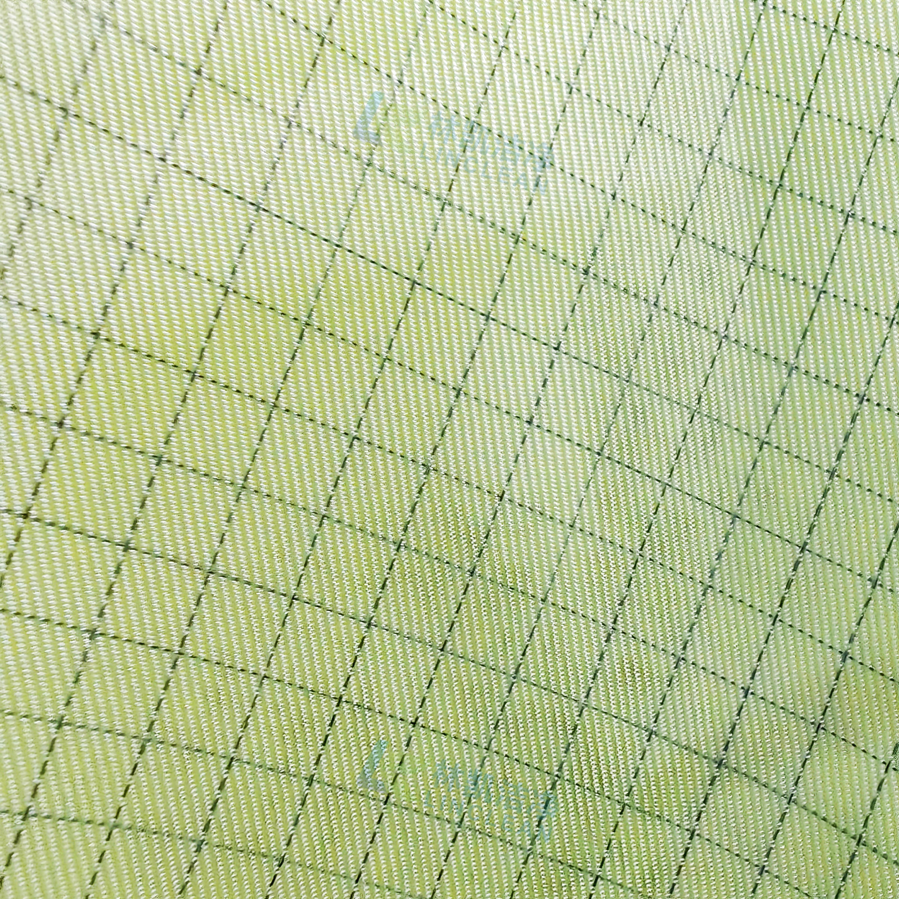 Yellow 5mm Grid Antistatic ESD Anti-static Fabric for Lab Clothing